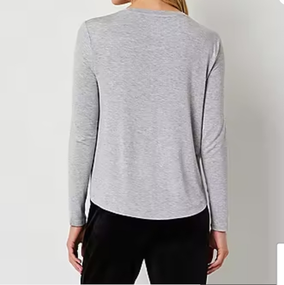 𝐑𝐞𝐭𝐚𝐢𝐥 $𝟒𝟓 Juicy By Juicy Couture Crew Neck Long Sleeve Top Large New - Picture 3 of 10